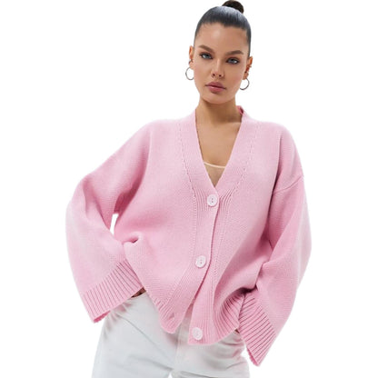 Thick Knit Cardigan Baggy Coat