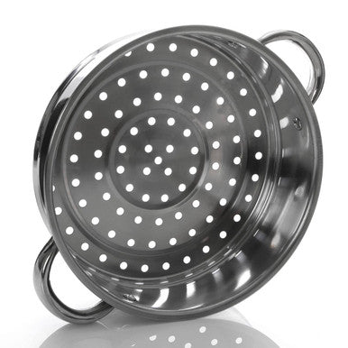 Crosse 3 Tier Stainless Steel Steamer with Glass Lid