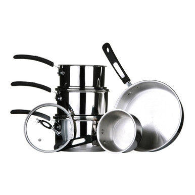 Tenzo 5 Piece Stainless Steel Cookware Set