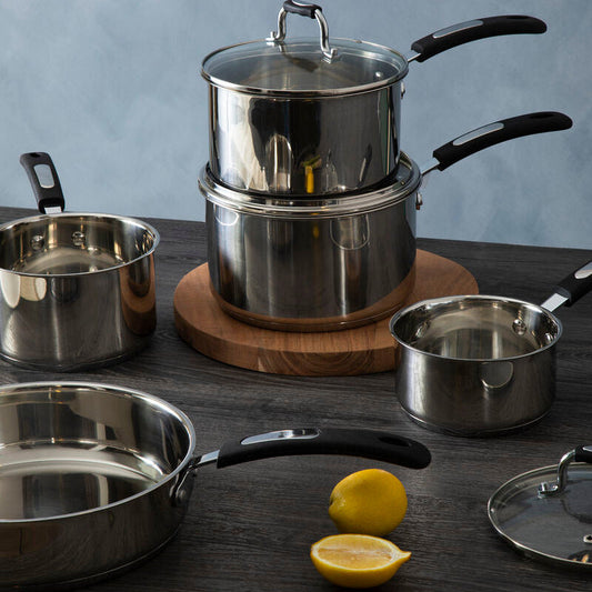 Tenzo 5 Piece Stainless Steel Cookware Set