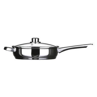 Crosse 24cm Stainless Steel Non Stick Frypan With Glass Lid