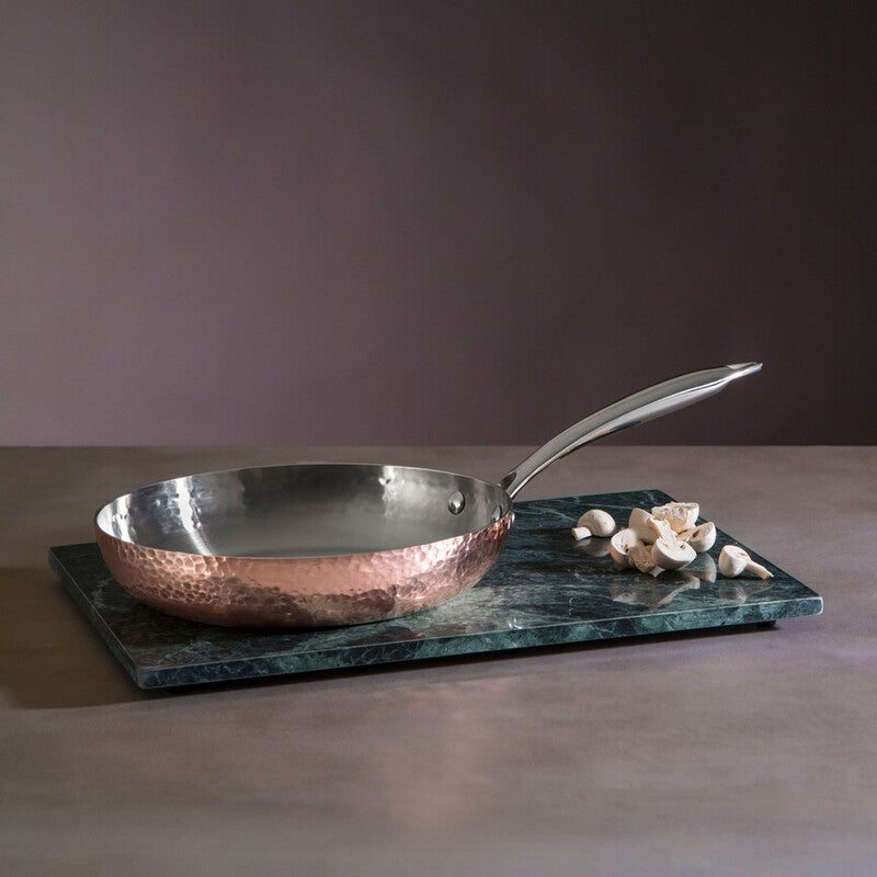 Minerva Copper Finish 24 cm Hammered Frying Pan