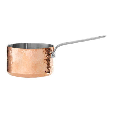 Minerva Hammered Copper Finish Mini 10 cm Milk Pan