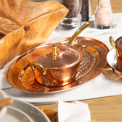 Cyprus Copper Mini Saucepan Serving Dish