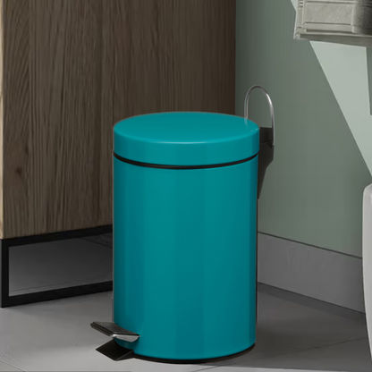 Parker 3 Litre Turquoise Pedal Bin