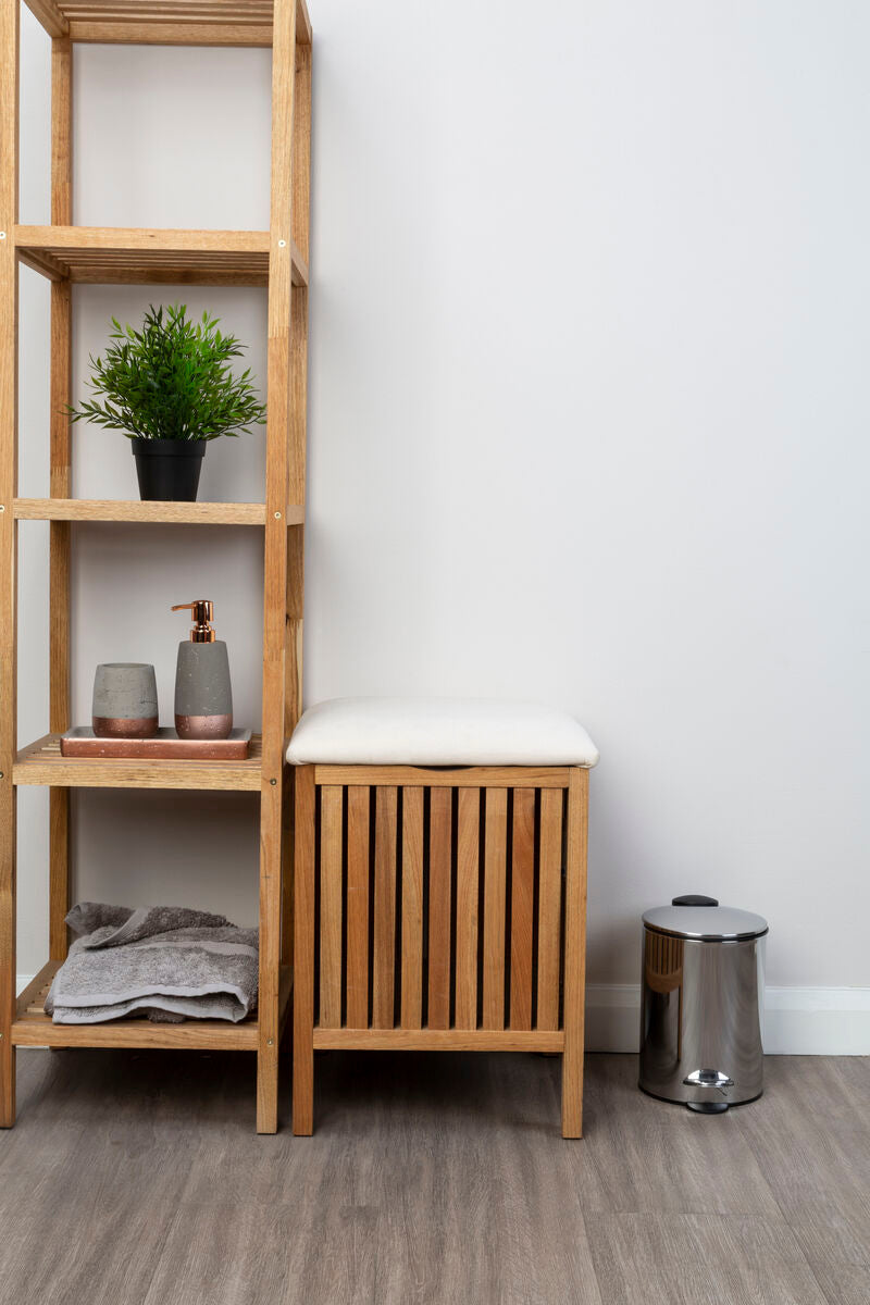Arden Stainless Steel Pedal Bin with Removable Inner Bucket 3 Litre