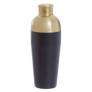 Mixology Gold Finish And Black Cocktail Shaker