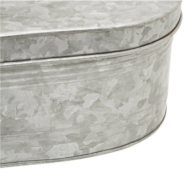Drummond Galvanised Steel Bread Bin
