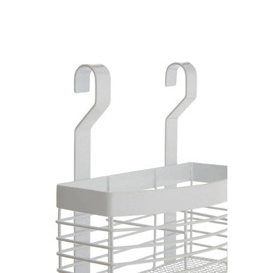 Sorello White Iron Hanging Storage Basket