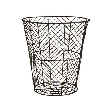 Vertex Black Powder Coat Storage Basket