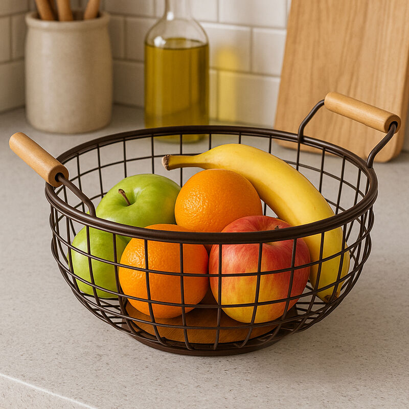 Vertex Bronze Powder Coated Fruit Basket