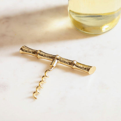 Modern Retro Bamboo Design Corkscrew