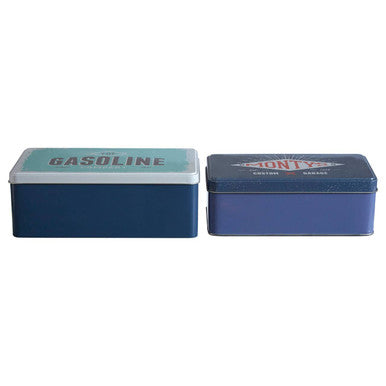 Paice Set Of 2 Hot Rod Storage Tins
