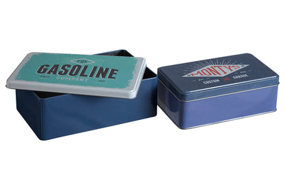 Paice Set Of 2 Hot Rod Storage Tins