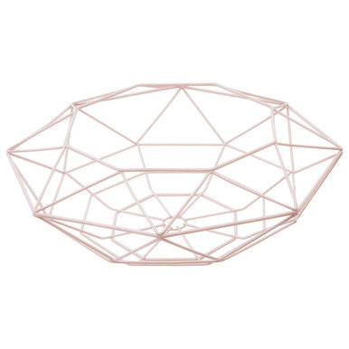 Vertex Pink Finish Fruit Basket