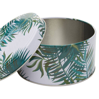 Winter Palm Cake Storage Tins Set Of 3
