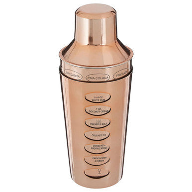 Recipe Rose Gold Cocktail Shaker