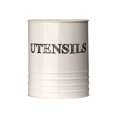 Sketch Cream Utensil Holder
