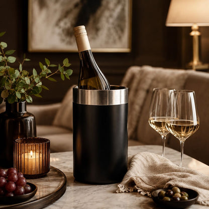 Mixology Bottle Cooler | Black Enamel