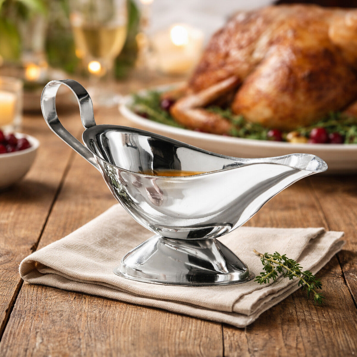 Sutton Stainless Steel Gravy Boat