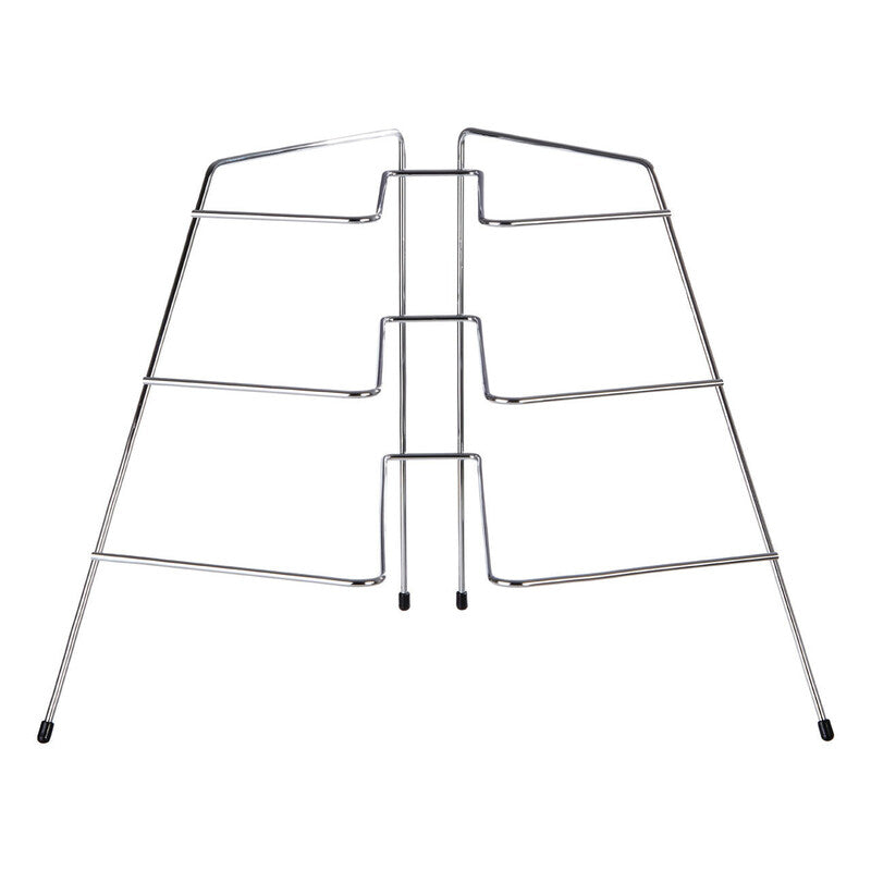 Jasper Chrome Corner Plate Rack