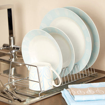Soren Chrome Rectangular Dish Rack