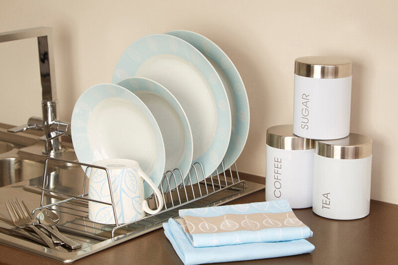 Soren Chrome Rectangular Dish Rack