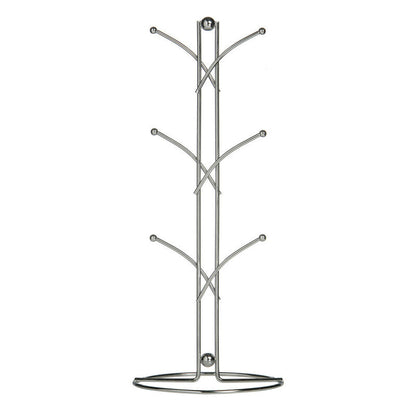 Helix  Chrome 6 Cup Mug Tree