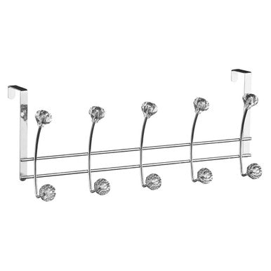 Jaxen Over Door Clear Diamantes 10 Hook Hanger