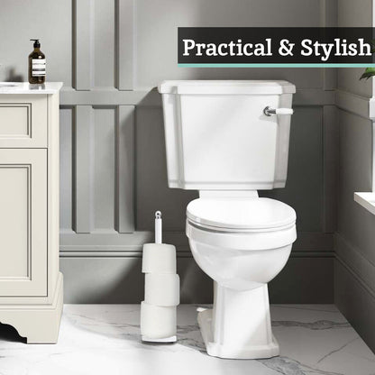 Adler White Toilet Roll Holder