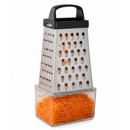 4 Sided Grater With Collection Compartment