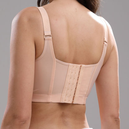 Button Full Cup Plus Size Bra Without Wire
