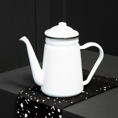 Hygge White Coffee Pot