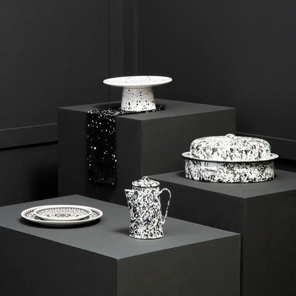 Hygge Black And White Patterned Coffee Pot