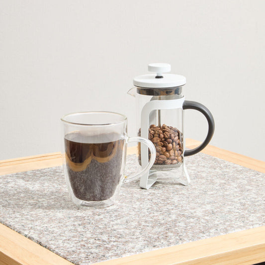 Akeala Matte White Cafetiere 350Ml