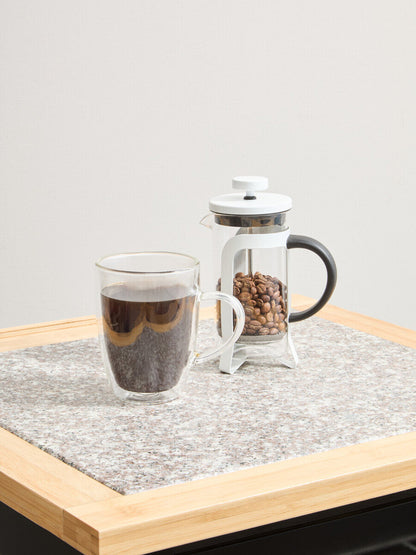 Akeala Matte White Cafetiere 350Ml