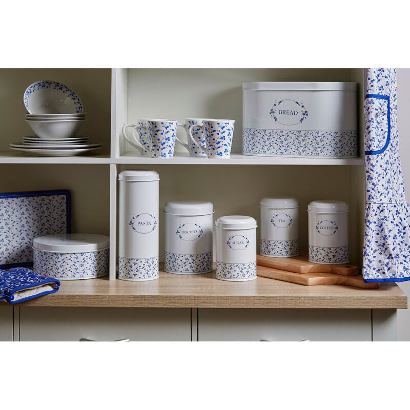 Blue Rose Pasta Canister