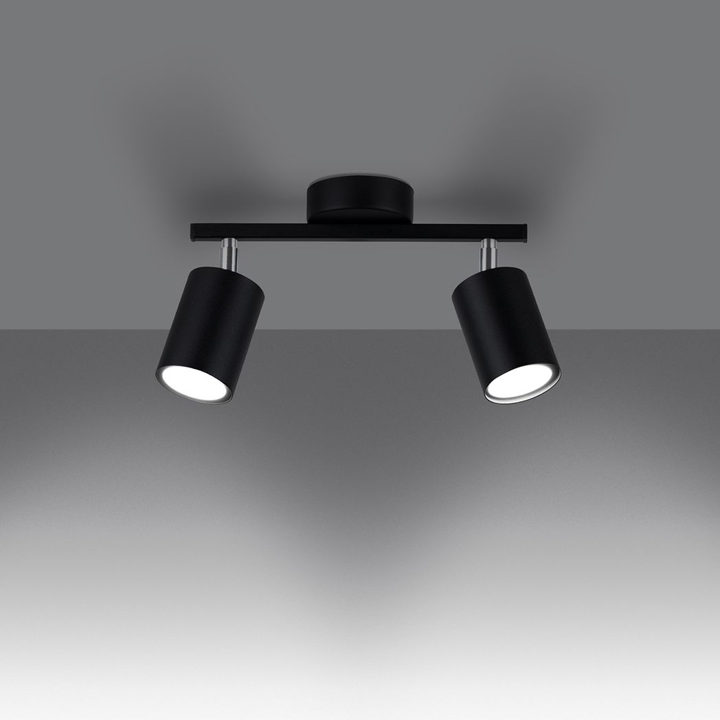 Ceiling lamp steel Lemmi minimalistic Design GU10
