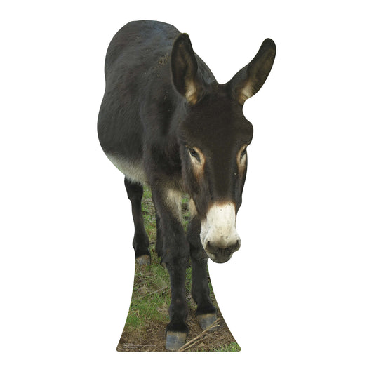 SC071 Donkey Cardboard Cut Out Height 130cm