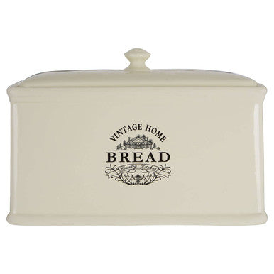 Vintage Home Cream Ceramic Bread Bin
