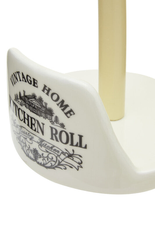 Vintage Home Cream Kitchen Roll Holder