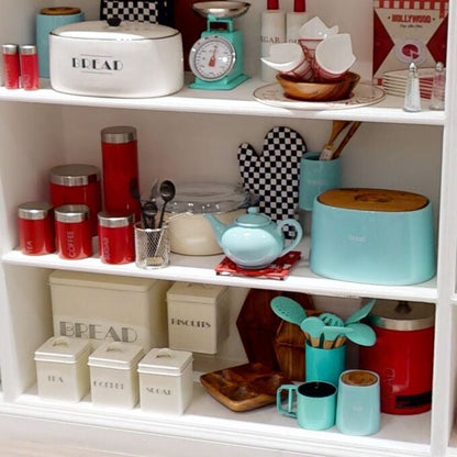 Fletcher Blue Ceramic Bread Bin