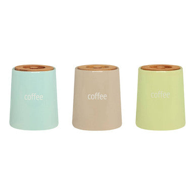 Fletcher Green Ceramic Coffee Canister