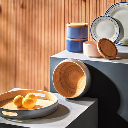 Avie  Saturn 12 Piece Blue Dinner Set