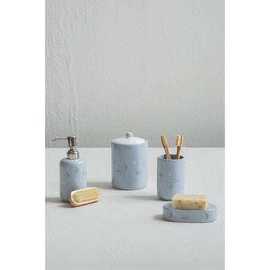 Swift Light Blue Bird Design Canister