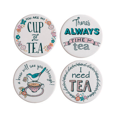 Pretty Things Set Of Four Coasters
