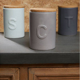 Fenwick Pale Blue Sugar Canister