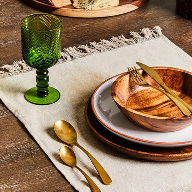 Calisto Terracotta White Glazed Dinner Plate