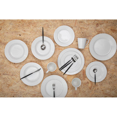 Avie 16 Pc Ribbed Dinner Set