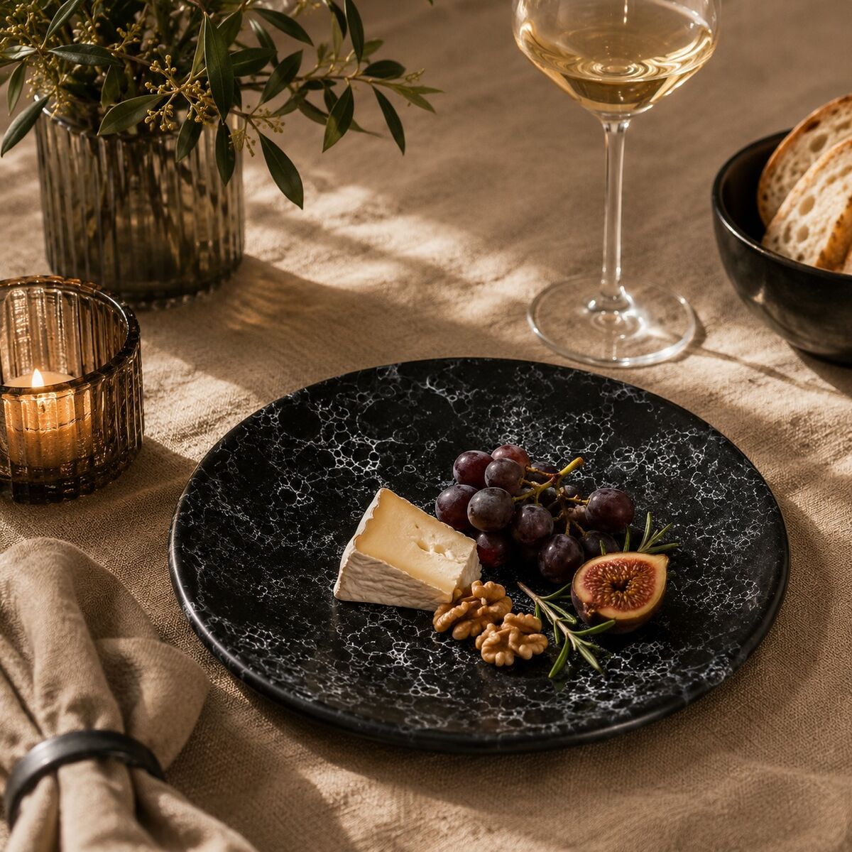 Hygge Small Marble Effect Side Plate